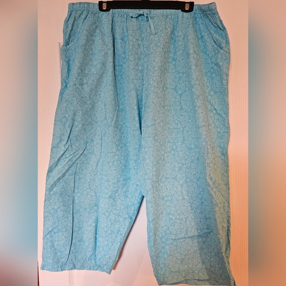 FRESH PRODUCE Brand Cotton Capris - Size 3X - Picture 1 of 5